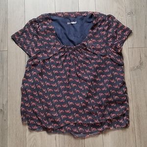 🦊 Charlotte Russe Foxy Short Sleeve Top Large